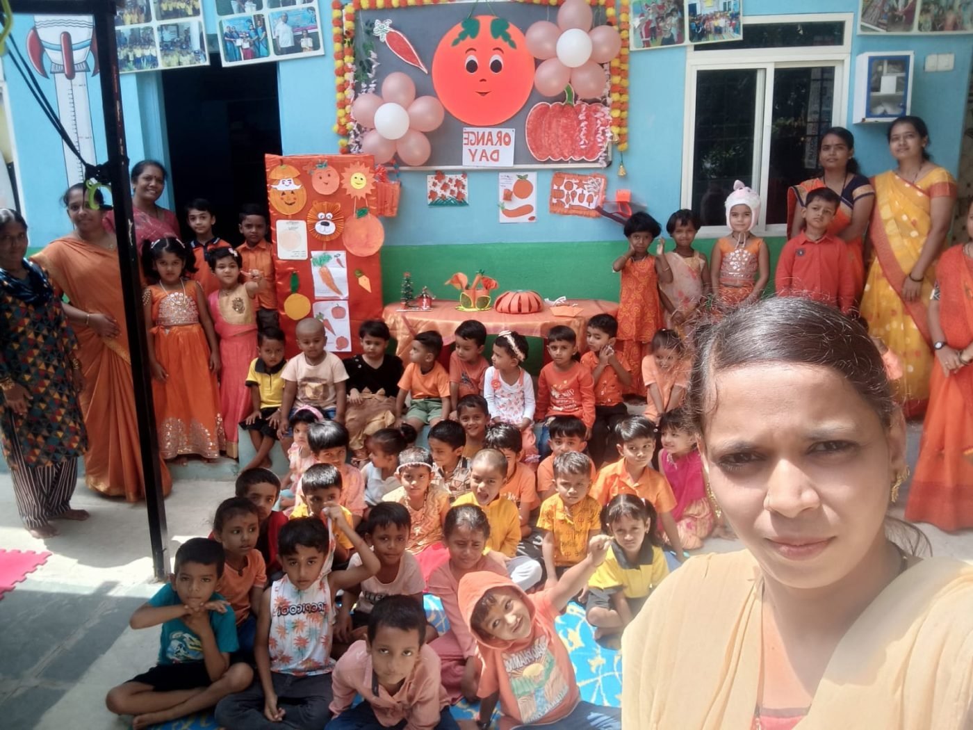 Colour Day Celebration, Orange